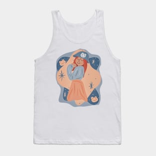 Frog Girl #1c Tank Top